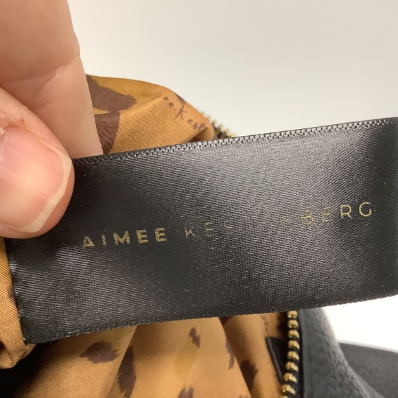 Aimee Kestenberg Leather Black Corfu Pleated Hobo Bag, NWOT - Picture 13 of 15